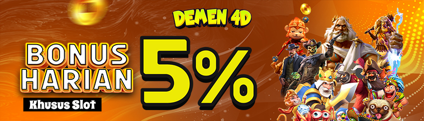 BONUS HARIAN 5%